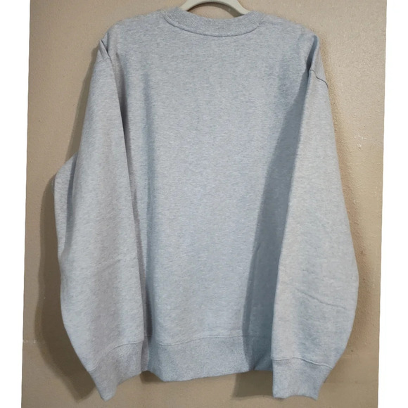 Adidas Adicolor Contempo Crewneck Grey Sweatshirt Size XL - Picture 3 of 5